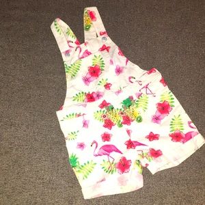 New flamingo/floral knee length jumper (girl)